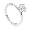 Pierścionek z diamentem od 0.30ct do 1.0ct z platyny [P04080103P]