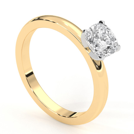 Pierścionek z diamentem 0.50ct E IF VG [BV06020505Z01] z żółtego złota