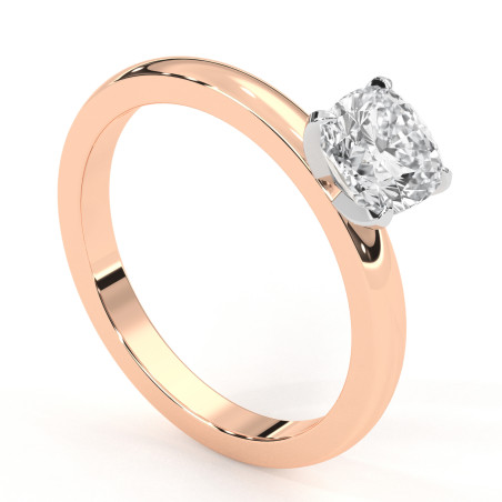 Pierścionek z diamentem 0.50ct E IF VG [BV06020505R01] z różowego złota