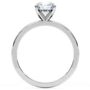 Pierścionek z diamentem laboratoryjnym od 0.50ct do 5.0ct z białego złota [P01040105B-LG]