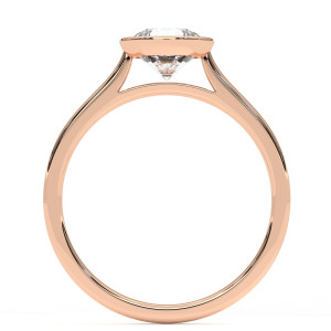 Pierścionek z diamentem laboratoryjnym od 0.50ct do 5.0ct z różowego złota [P01060105R-LG]