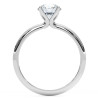 Pierścionek z diamentem laboratoryjnym od 0.50ct do 5.0ct z białego złota [P01100105B-LG]