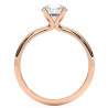 Pierścionek z diamentem laboratoryjnym od 0.50ct do 5.0ct z różowego złota [P01100105R-LG]