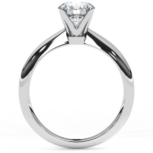 Pierścionek z diamentem laboratoryjnym od 0.50ct do 5.0ct z platyny [P02070105P-LG]