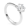 Pierścionek z diamentem laboratoryjnym od 0.50ct do 5.0ct z platyny [P04040105P-LG]