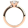 Pierścionek z diamentem laboratoryjnym od 0.50ct do 5.0ct z różowego złota [P04040105R-LG]
