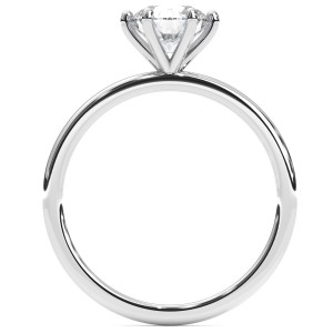 Pierścionek z diamentem laboratoryjnym od 0.50ct do 5.0ct z platyny [P04080105P-LG]
