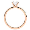 Pierścionek z diamentem laboratoryjnym od 0.50ct do 5.0ct z różowego złota [P04070105R-LG]