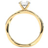 Pierścionek z diamentem laboratoryjnym od 0.50ct do 5.0ct z żółtego złota [P04100105Z-LG]