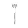 Lotus 4-Prong Solitaire Engagement Ring